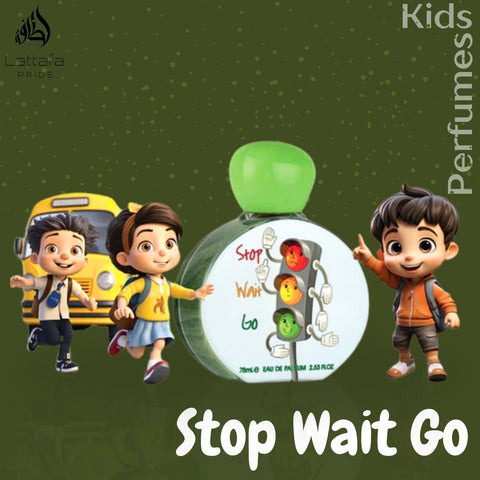 Stop Wait Go For Kids Eau De Parfum Spray 75ML (2.5 OZ) By Lattafa Pride | Fresh, Fruity, Gourmand Fragrance. - Intense Oud