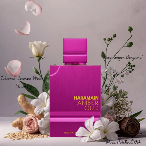 Amber Oud Ultra Violet Eau de Parfum Spray 60ml (2.0 oz) by Al Haramain - Intense Oud