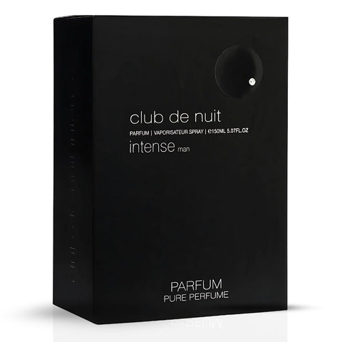 Club De Nuit Intense Man Pure Parfum Spray 150ML (5.07 OZ) By Armaf | A Tantalizing Burst of Citrus, Ripe Fruits & Birch With A Sensual Foundation Of Musk & Vanilla For A Lasting Trail. - Intense Oud