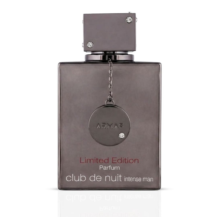 Armaf Club De Nuit Intense Man Limited Edition Pure Parfum EDP gift box, 105ml bottle with elegant packaging.