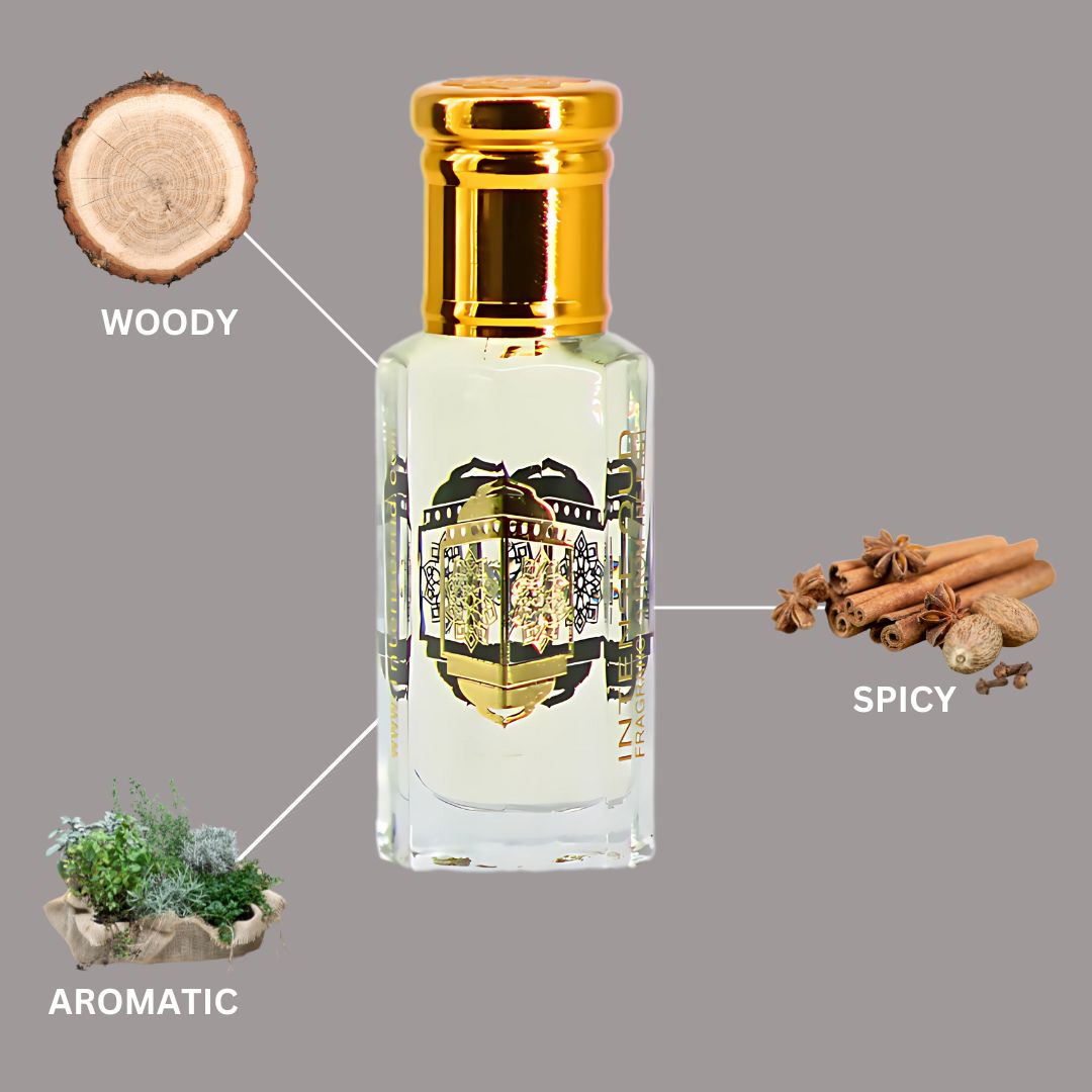 Muscat Perfume Oil 12ML (0.40 OZ) with Black Gift Box by Intense Oud | A Bold Fusion of Spice, Rich Woods & Creamy Vanilla. - Intense Oud