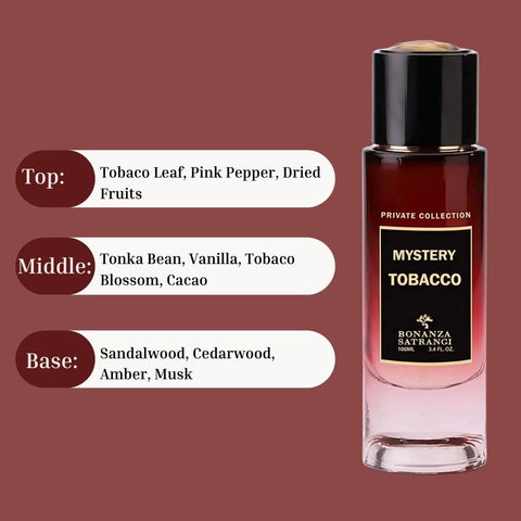 mystery tobacco 100ml eau de parfum Mystery Tobaco EDP Spray 100ML (3.4 OZ) by Bonanza Satrangi