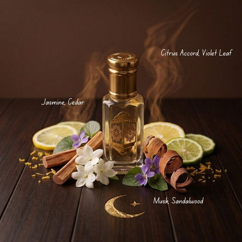 Floral Musk Concentrated Perfume Oil 12ml (0.4 oz) with Black Gift Box by Intense Oud