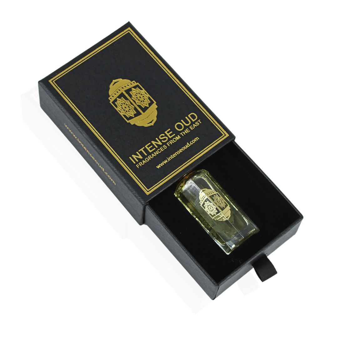 Vanilla Musk Perfume Oil 12ML (0.40 OZ) With Black Gift Box By Intense Oud | Chocolate & Rose With A Creamy Vanilla & Soft Musk Finish. - Intense Oud