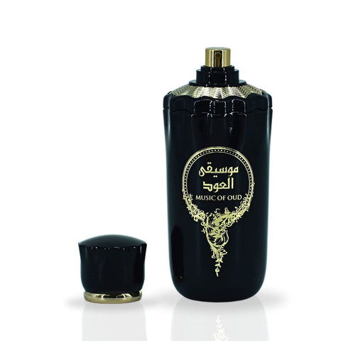 Music Of Oud EDP Spray 100ML (3.4 OZ) By RISALA | Long Lasting, Luxurious, Original Scents Of Arabia. - Intense Oud