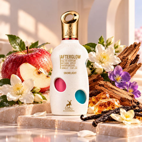 Afterglow Snowlight Eau de Parfum Spray 100ml (3.4 oz) by Maison Alhambra