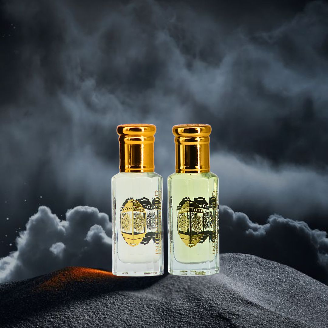Black Extasy Men & Twinking Sun For Women Perfume Oils 12ML (0.40 OZ) with Black Gift Box by Intense Oud. (BUNDLE) - Intense Oud