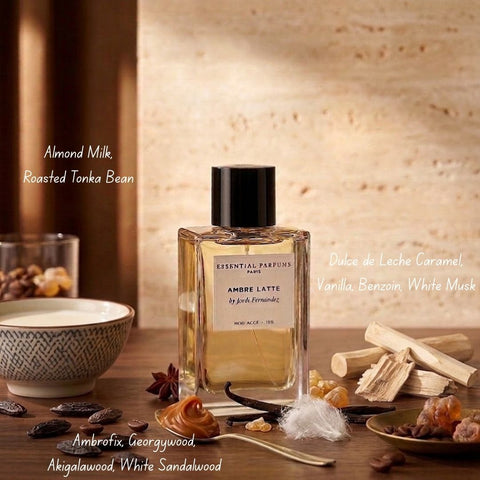 Ambre Latte by Jordi Fernández Eau de Parfum Spray 100ml (3.4 oz) by Essential Parfums