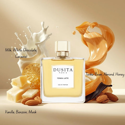 Tonka Latte Eau de Parfum Spray 100ml (3.4 oz) by Dusita Paris - Intense Oud