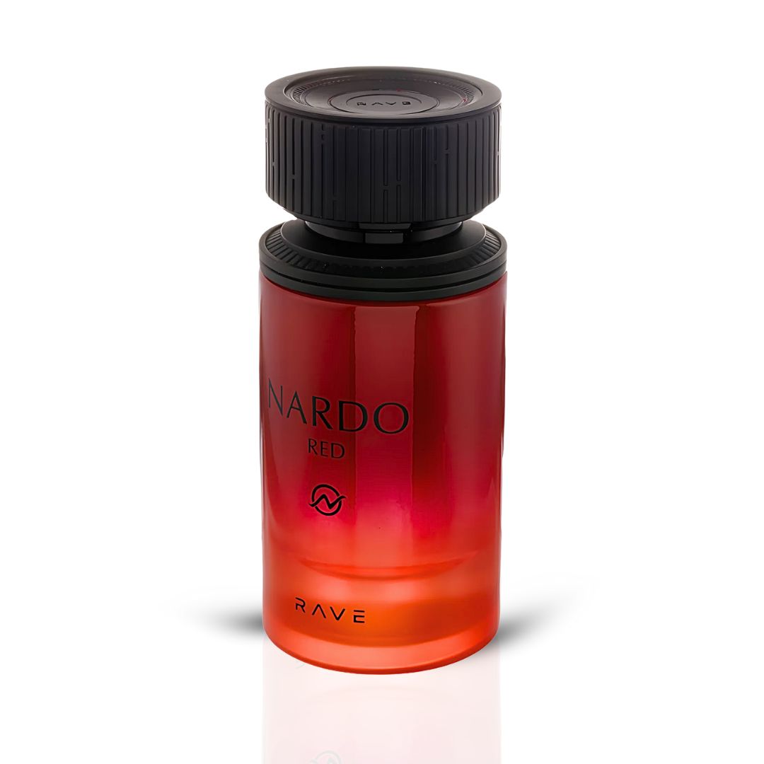 Nardo Red Eau De Parfum Spray 100 ML (3.4 OZ) by RAVE | A Versatile Blend of Aromatic Freshness, Floral Elegance & Woody Warmth.