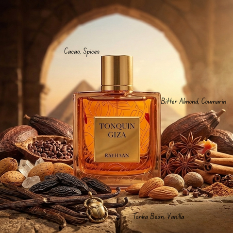 Rayhaan Tonquin Giza Eau de Parfum Spray 100ml (3.4 oz) by Rayhaan