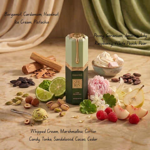 Shirin Yum Pistachio Eau de Parfum Spray 100ml (3.4 oz) by Hamidi