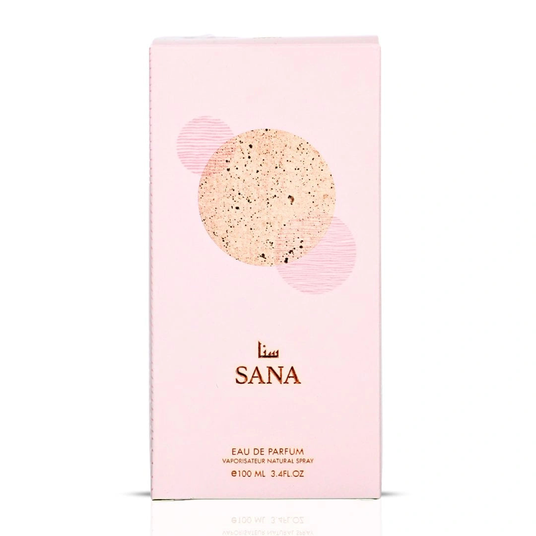 Sana Eau de Parfum Spray 100ml (3.4 oz) by Risala | Golden Caramel, Honeyed Depth, Airy Vanilla - Intense Oud