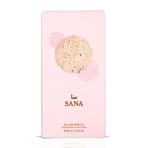 Sana Eau de Parfum Spray 100ml (3.4 oz) by Risala | Golden Caramel, Honeyed Depth, Airy Vanilla - Intense Oud