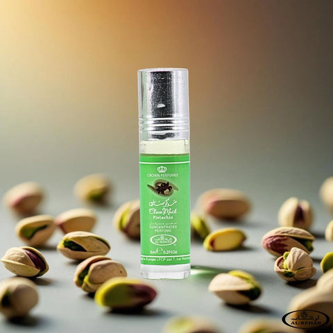 Choco Musk Marshmallow & Choco Musk Pistachio Perfume Oil CPO 6ml (0.2 oz) by Al Rehab | Double the Craving, Endless the Delight (Bundle) - Intense Oud