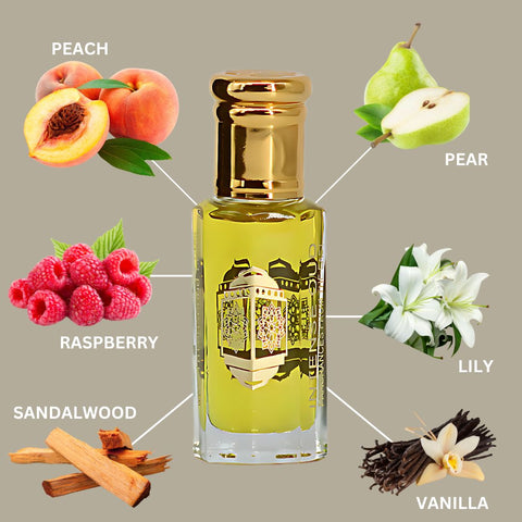 Raspberry Musk Perfume Oil 12ML (0.40 OZ) With Black Gift Box By Intense Oud | Fruity Elegance With A Creamy Vanilla Base. - Intense Oud