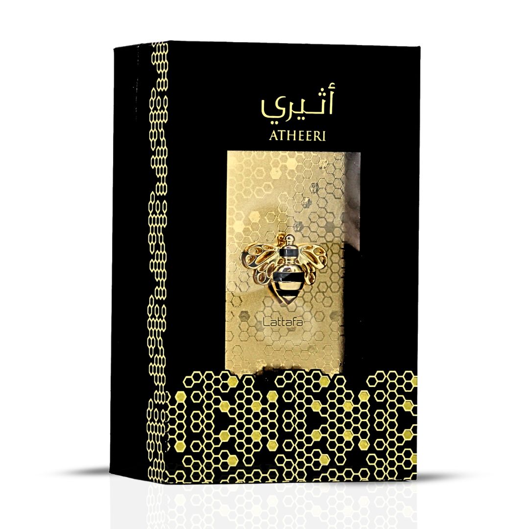 Atheeri Eau De Parfum Spray 100ML (3.4 OZ) by Lattafa | An Exotic Whisper of Floral Elegance, Where Orchid Blooms Over Vanilla Warmth. - Intense Oud