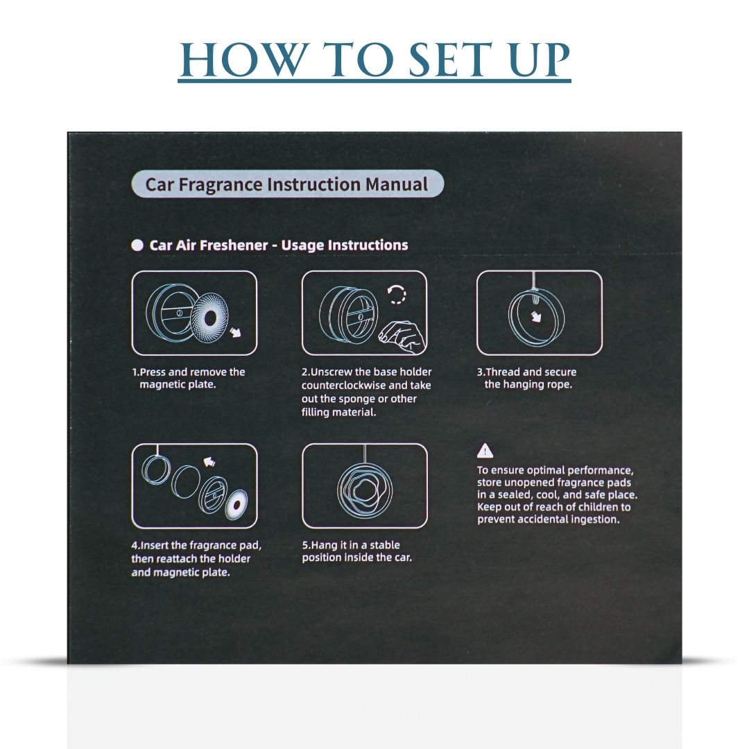 Ocean - Sea Elegance Scented Hanging Car Freshener by Intense Oud | A Fresh Scent That Transforms Your Car Into an Oceanic Haven. - Intense Oud