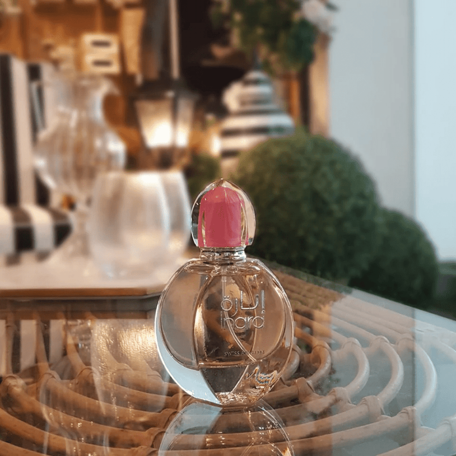 Inara Eau De Parfum for Women by Swiss Arabian, 55 ML bottle with elegant floral and oriental fragrance design.