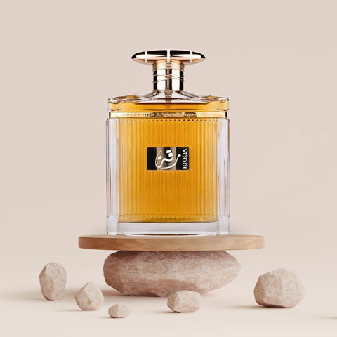 Bundle of two 100ml Eau de Parfum sprays from Intense Oud, featuring The Kingdom for Women by Lattafa and Riqqa by Ard Al Zaafaran.