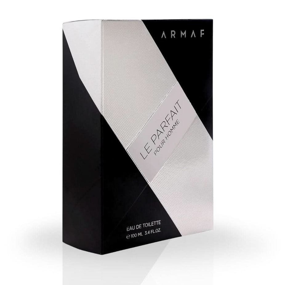 Le Parfait Homme EDT spray by Armaf, a 100ml bottle of long-lasting, refreshing men's fragrance with luxurious scent.