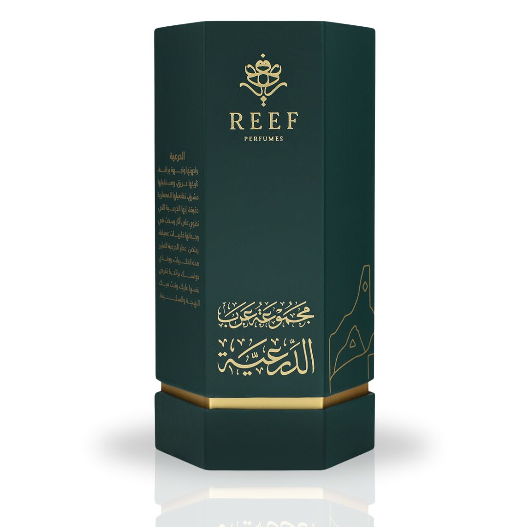 Diriyah Arabs EDP 100ML (3.38 OZ) By Reef Perfumes | Scent Of Oud & Woods | Long Lasting & Luxurious Fragrance. - Intense Oud