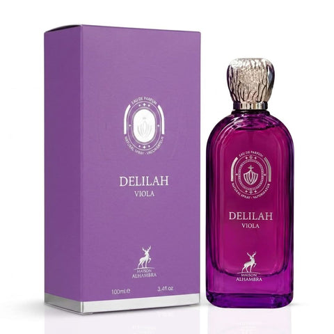 Delilah Pour Femme & Viola Eau de Parfum Sprays 100ml (3.4 oz) by Maison Alhambra (Bundle)