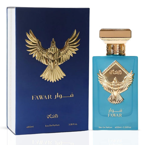 Fayiz & Fawaar Eau de Parfum Sprays 100ml (3.4 oz) by Rasasi (Bundle)