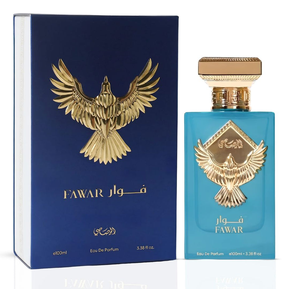 Fayiz & Fawaar Eau de Parfum Sprays 100ml (3.4 oz) by Rasasi (Bundle)