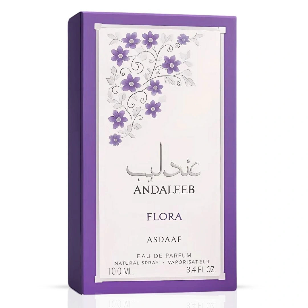 Andaleeb Flora Eau de Parfum Spray 100ml (3.4 oz) by Asdaaf | Your Signature of Timeless Femininity - Intense Oud