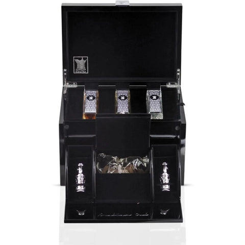 Arabian Oud Al Seyada Collection 6-piece gift set with luxurious perfume bottles and elegant packaging.