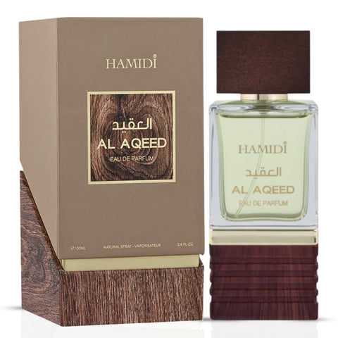 Al Aqeed Eau de Parfum Spray 100ml (3.4 oz) by Hamidi & Hawas London Eau De Parfum Spray 100ml (3.4 oz) By Rasasi (Bundle)