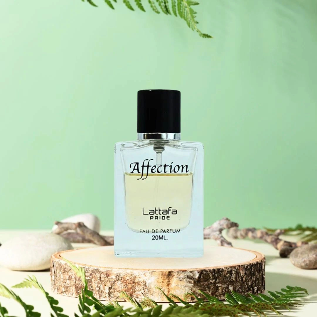 Affection Eau de Parfum Spray 20ml (0.6 oz) by Lattafa Pride (Velvet Pouch) - Intense Oud
