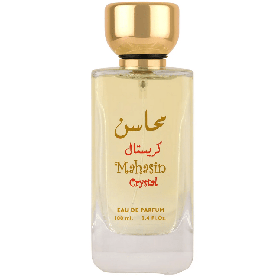 Mahasin Crystal for Women EDP - 100ML (3.4oz) w/ Deo by Lattafa - Intense oud