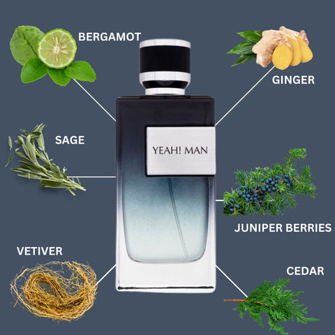 Yeah! Man Eau De Parfum Spray 100ML (3.4 OZ) By Maison Alhambra | A Vibrant Blend Of Fresh Fruits, Aromatic Herbs & Woody Base. - Intense Oud