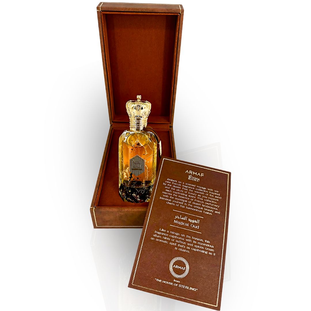 Armaf Eter Magical Oud EDP Spray 100ML (3.4 OZ) By Armaf | A Harmonious Blend of Vibrant Spices, Florals, Woody Elements. - Intense Oud