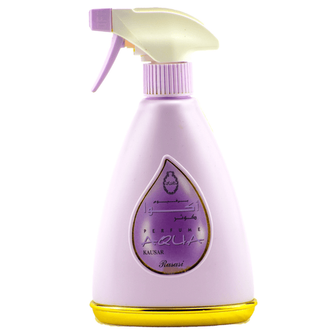 Aqua Kausar Air Freshener-375ml by Rasasi - Intense oud