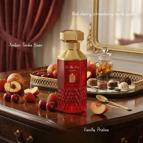 AUCTION To My Love Eau De Parfum Spray 100ml (3.4 oz) by Aura by Aura (Velvet Pouch)