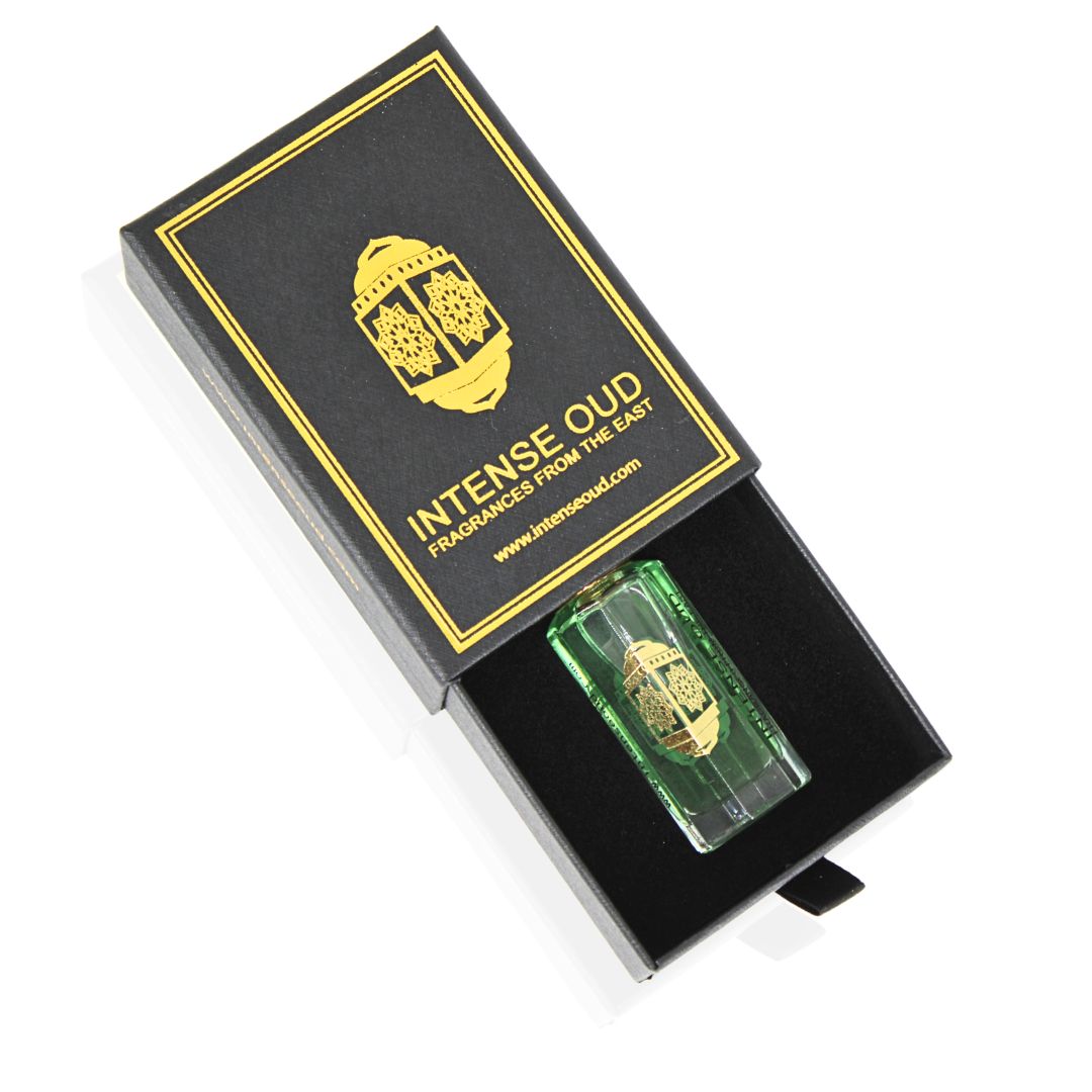 Fajr Perfume Oil 12ML (0.40 OZ) With Black Gift Box By Intense Oud | A Fresh Citrus Opening With Warm Musk, Sandalwood & Amber Base. - Intense Oud