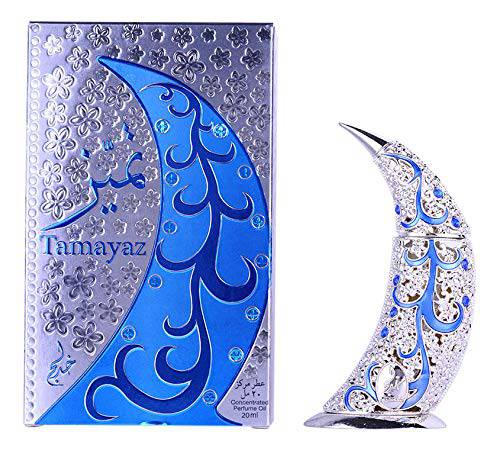 Tamayaz Silver Perfume Oil - 20 ML (0.7 oz) by Khadlaj - Intense oud