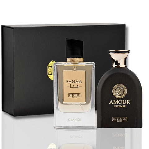 Fanaa Glance for Women & Amour Intense For Unisex EDP (3.4Oz) WITH MAGNETIC By INTENSE ELITE - Intense Oud