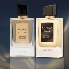 FANAA Leather for Men & FANAA Glance for Women EDP - Eau De Parfum 100 ML (3.4 Oz) With MAGNETIC GIFT BOX By INTENSE ELITE. - Intense Oud
