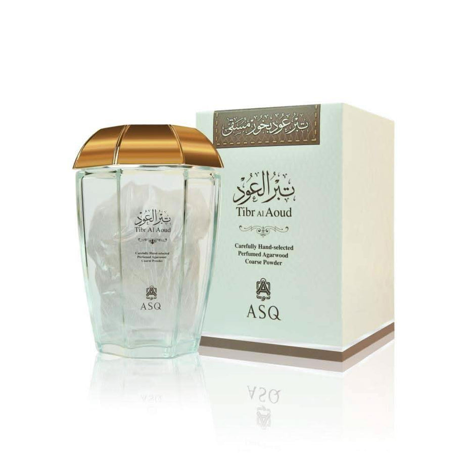 Tibr Al Oud Bakhoor by Abdul Samad Al Qurashi, 70g, traditional incense in a decorative container, used for fragrant home ambiance.