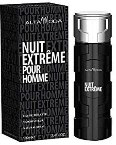 Nuit Extreme for Men EDT- 100 ML (3.4 oz) by Alta Moda (BOTTLE WITH VELVET POUCH) - Intense oud
