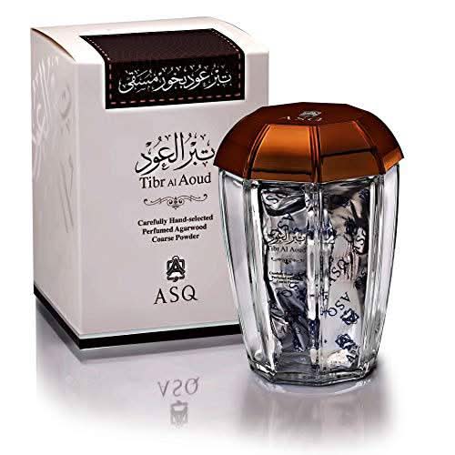 Tibr Al Oud Bakhoor by Abdul Samad Al Qurashi in 70g jar, featuring traditional aromatic incense with intricate packaging.