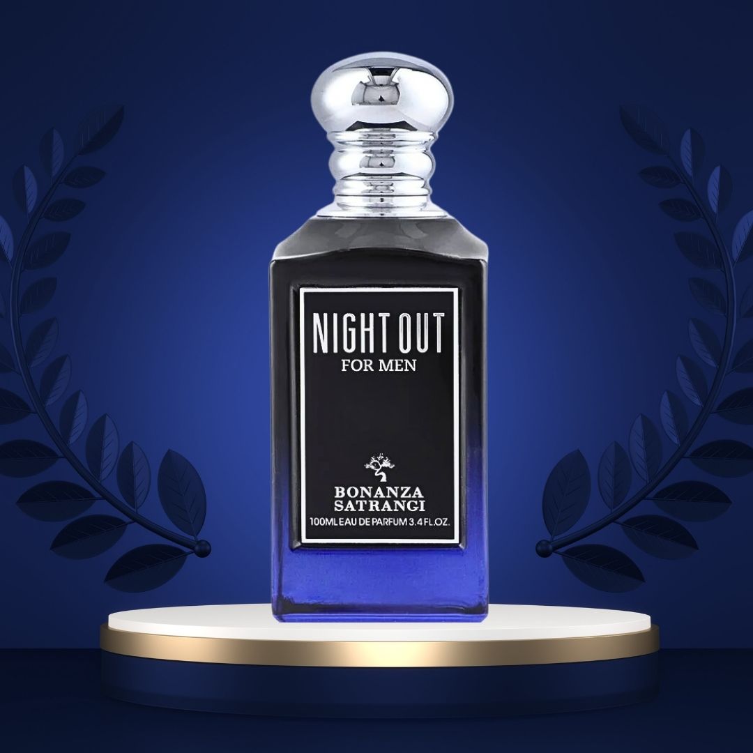 Night Out For Men EDP Spray 100ML (3.4 OZ) by Bonanza Satrangi | Long Lasting, Refreshing, Exotic, Luxurious Fragrances. - Intense Oud