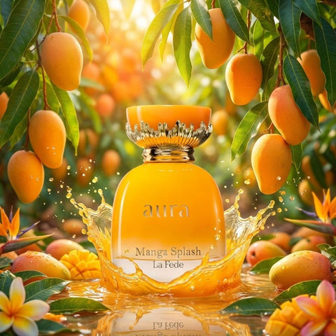 La Fede Aura Manga Splash Eau de Parfum Spray 100ml (3.4 oz) by Khadlaj