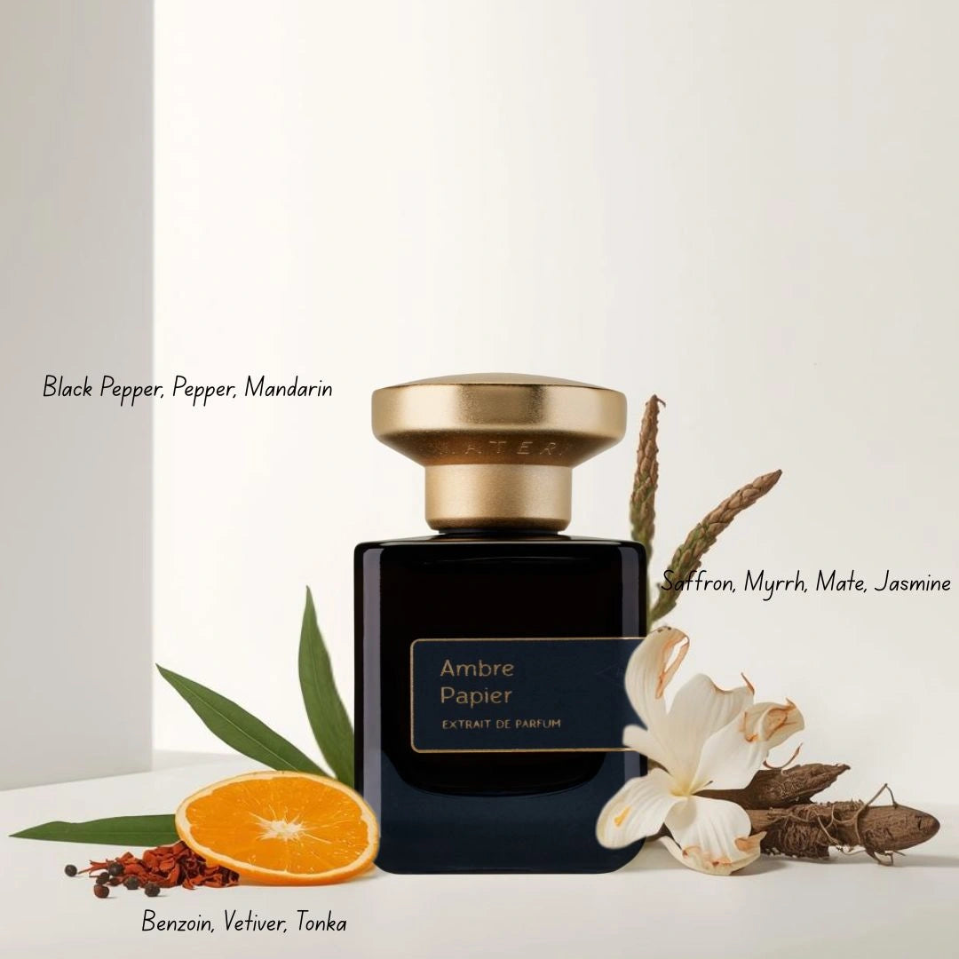 Ambre Papier Extrait de Parfum Spray 50ml (1.7 oz) by Atelier Materi - Intense Oud