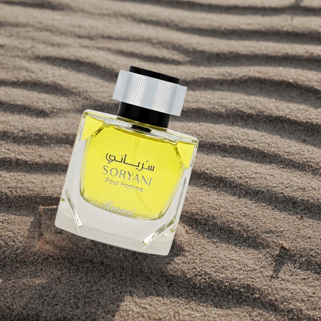 Soryani Pour Homme EDP Spray 100ML (3.4 OZ) by Rasasi | Long Lasting, Refreshing, Citrusy, Floral, Luxurious Masculine Scent. - Intense Oud