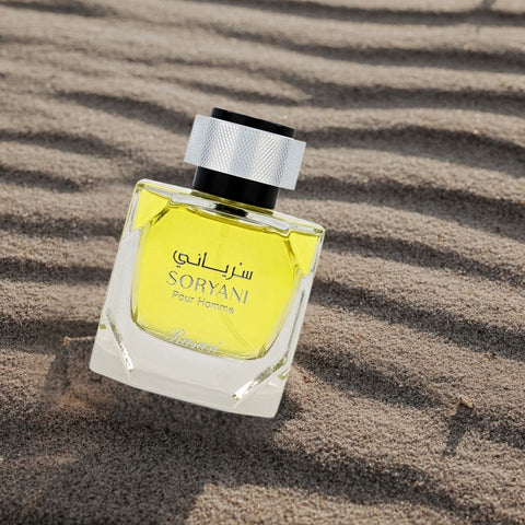 Soryani Pour Homme EDP Spray 100ML (3.4 OZ) by Rasasi | Long Lasting, Refreshing, Citrusy, Floral, Luxurious Masculine Scent. - Intense Oud